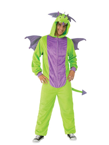 Green Dragon Furry Onesie Costume for Adults men