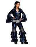 Abba Female Blue Mamma Mia Womens Hire Costume