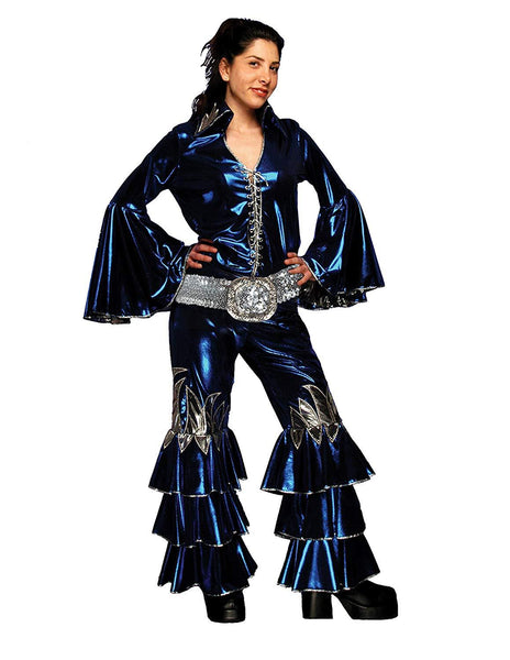 Abba Female Blue Mamma Mia Womens Hire Costume