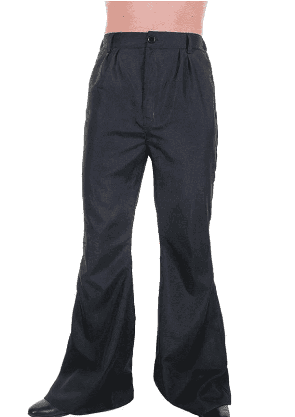 1970s Black Flares for Men