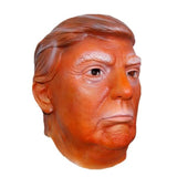Orange fake tan Donald Trump mask