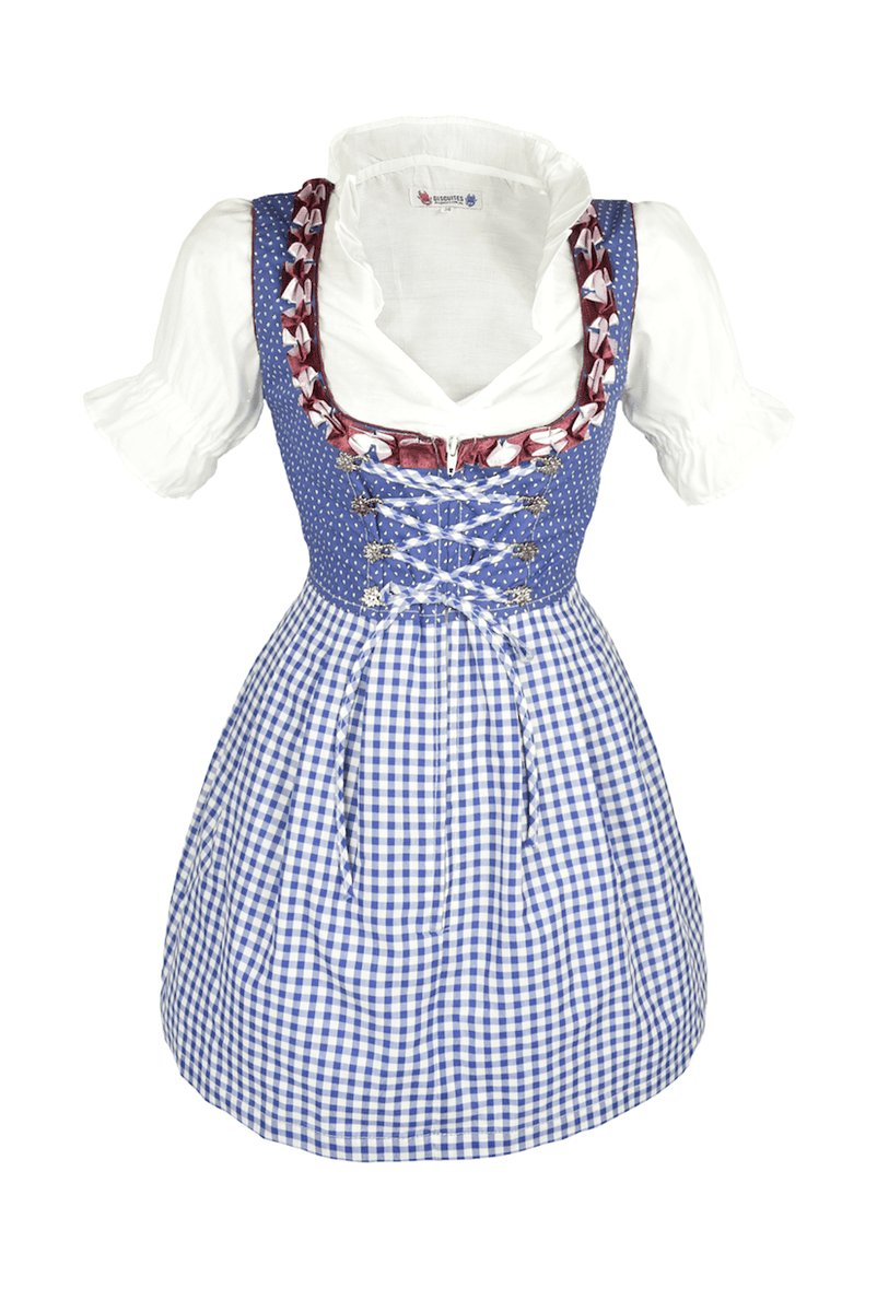 Trixie Short Oktoberfest German Beer Girl Costume Dirndl Disguises