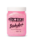 Pink Glitter Body and Face Paint 200ml