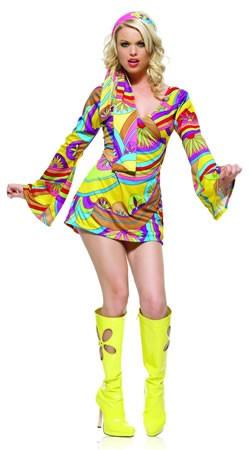 70's rental costume - Go Go Girl Wild Child Womens Costume
