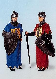 Blue Knight Medieval Men's Hire Costume