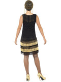 Costumes Women - 1920s Gold Fringed Flapper Womens Costume