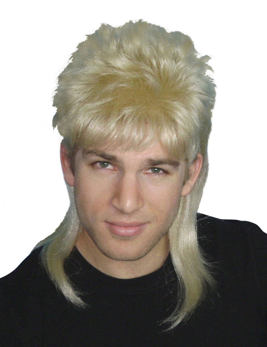 Buy Bogan Blonde Mullet Wig 80's Costume Brisbane Costume Shop