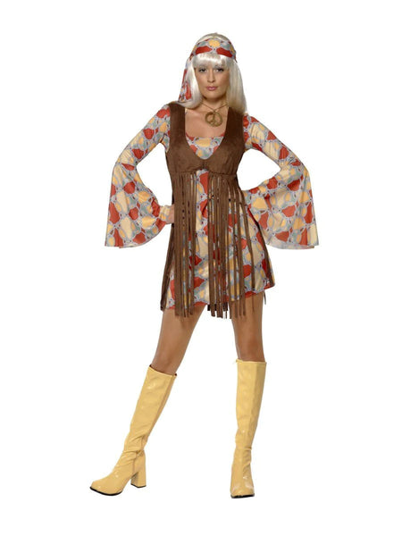 60's women's costumes - 60's Groovy Baby Dress Patterned