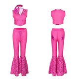 Barbie Pink Cowgirl Costume 3 piece costume