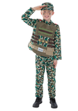 Military Camouflage Boys Uniform Costume