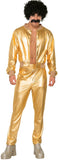 70s costumes - Disco Singer Gold Men's Outfit