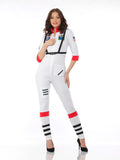 Sleek stretch Astronaut costume for women