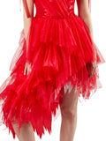 Harley Quinn Red Dress Costume detail