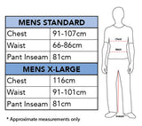 Superhero Costumes - He-Man Costume - size chart