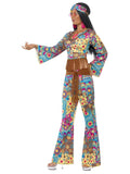 60's costumes - Hippy Flower Power Costume 60's Multi-Colored