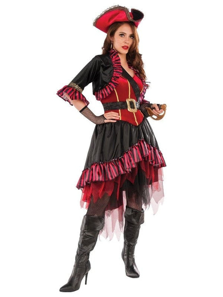 Lady Buccaneer Redd Pirate Captain Adults Costume