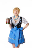 Lottie Short Oktoberfest German Beer Girl Costume Dirndl