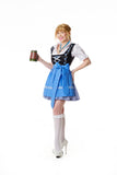 Lottie Short Oktoberfest German Beer Girl Costume Dirndl