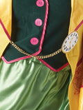 Mad Hatter Alice in Wonderland Cartoon Women's Costume