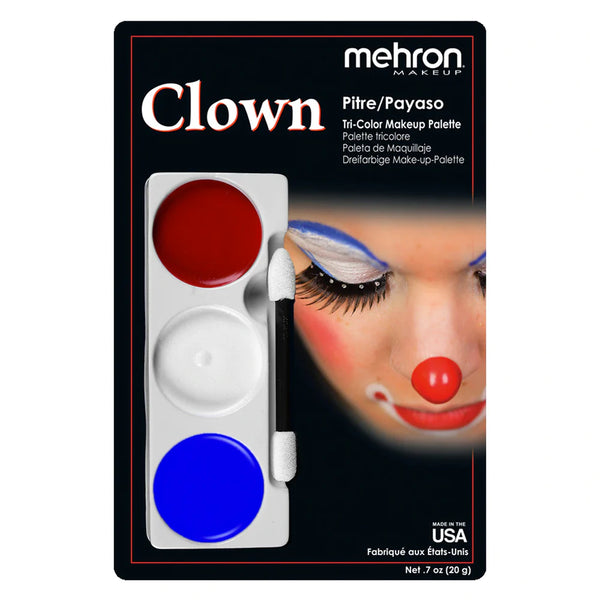 Makeup / Facepaint - Mehron Clown Make-Up Set