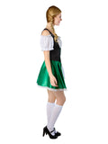 Side view of Oktoberfest women's costume dress