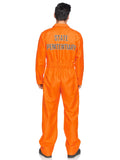 Prisoner Orange Jumpsuit for Hire back