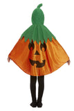 Hooded pumpkin cape back