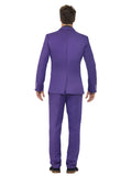 Back of purple suit for men