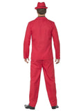 Red 1920's Zoot Suit Costume back