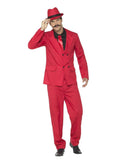 Red 1920's Zoot Suit Costume front