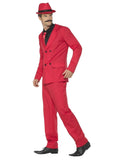 Red 1920's Zoot Suit Costume side