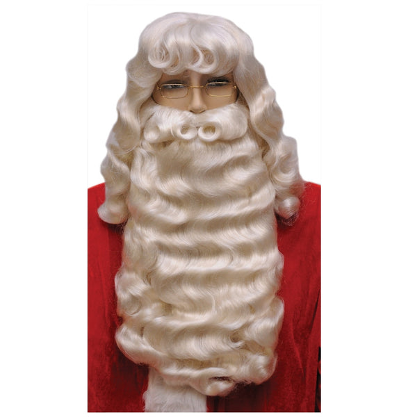 Santa Wig & Beard Supreme Set