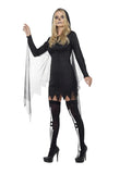 Sexy Reaper Halloween Costume Dress Black
