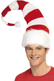 Bendable striped santa hat