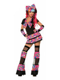 Image of a Trixie Sweet 80's Costume for adults – a vibrant, fun outfit perfect for themed parties or events.