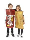 Willy Wonka Costumes Chocolate Bar and Golden Ticket