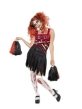 Zombie Halloween Cheerleader Costume front