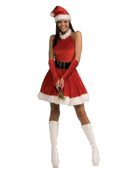 Santa's Sassy Helper Women's Sleeveless Christmas Costume