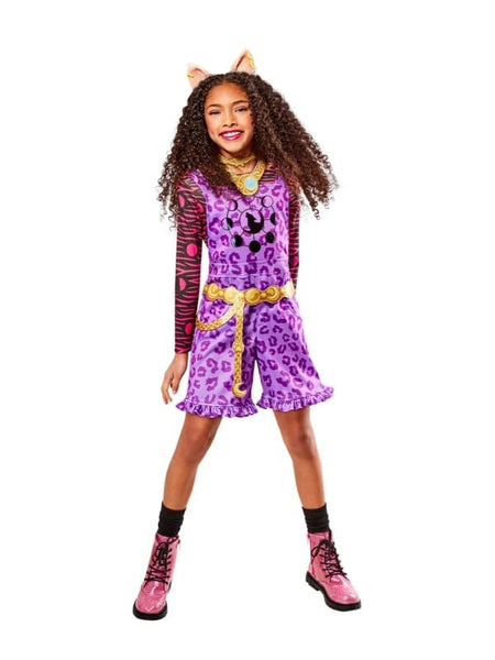 Girl's costumes - Clawdeen Wolf Monster High Childrens Costume