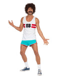 70s 80s Mens Running Costume front