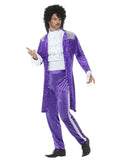1980s Purple Musician Costume front