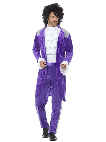 1980s Purple Musician Costume