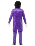 1980s Purple Musician Costume back