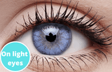 Cloudy Blue Contact Lenses Light Eyes