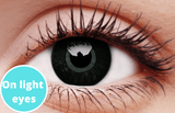 Dolly Black Contact Lenses Light Eyes