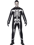 Skeleton Halloween Costume Adult Jumpsuit