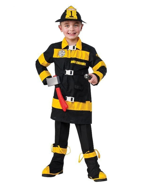 Fire Fighter Deluxe Children's Costume