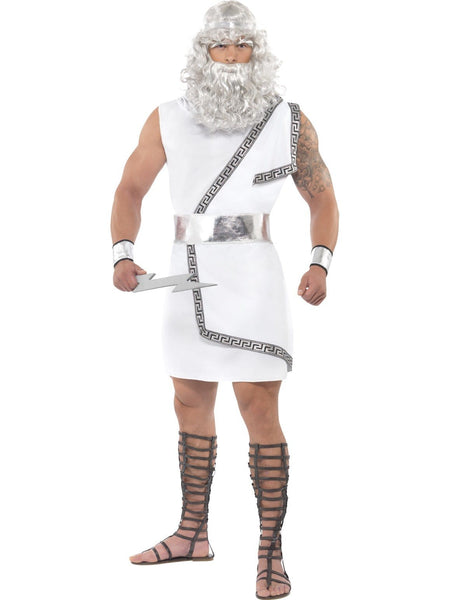 Zeus Greek God Mens Toga Costume