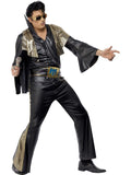 Elvis Black & Gold Adult Men's Costume