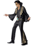 Elvis Black & Gold Adult Men's Costume side
